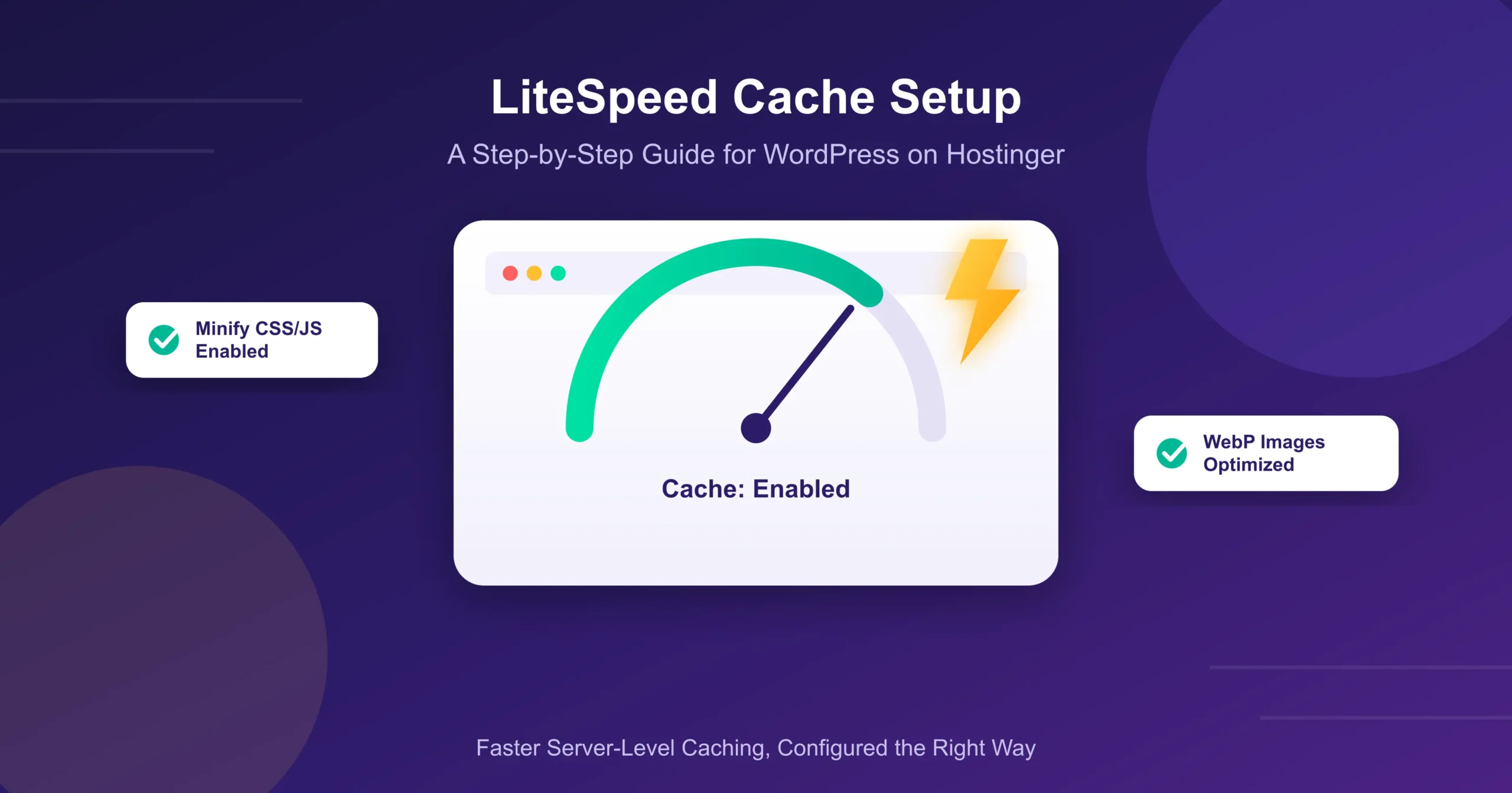Hostinger LiteSpeed Cache Setup for WordPress: Step-by-Step Guide